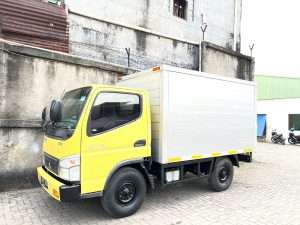 Read more about the article Mitsubishi Coltdiesel canter engkel FE71 box aluminium 2016